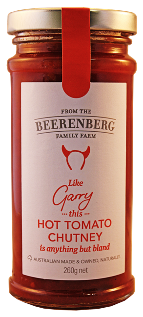 Picture of BEERENBERG HOT TOMATO CHUTNEY 260g