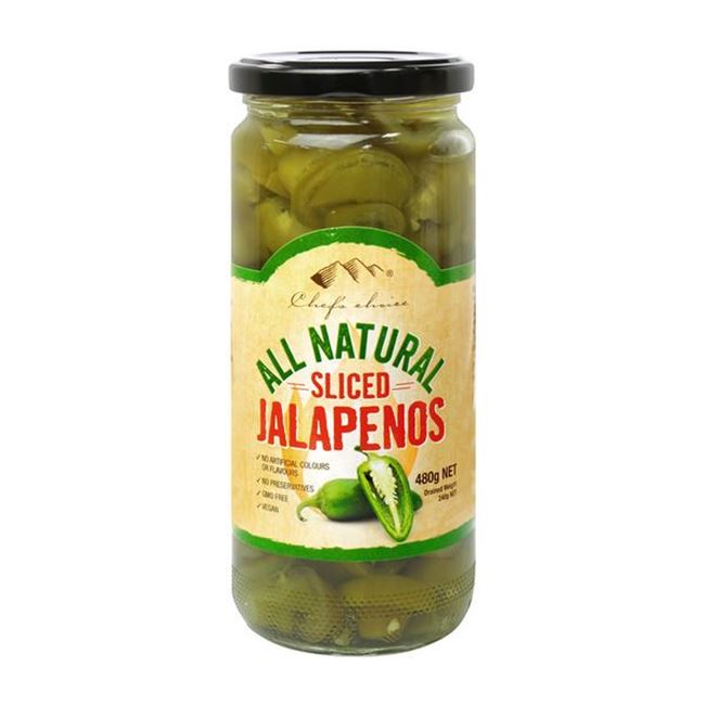 Picture of CHEF'S CHOICE SLICED JALAPENOS 470g