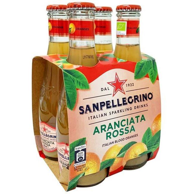 Picture of SAN PELLEGRINO BLOOD ORANGE 200ml 4 PACK