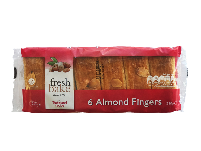 Picture of FRESH BAKE ALMOND FINGERS 280g