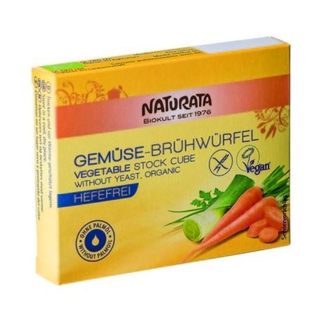 NATURATA ORGANIC YEAST FREE VEGETABLE STOCK CUBE 72g : Losurdo's