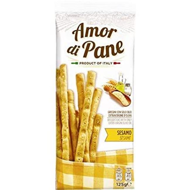 Picture of Amor di Pane Bread Sticks Sesame 125g