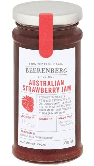 Picture of BEERENBERG AUSTRALIAN STRAWBERRY JAM 300g