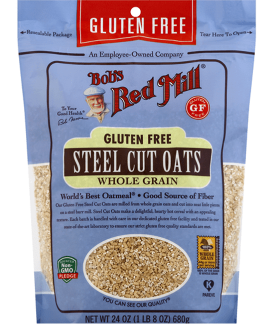 Picture of BOB'S RED MILL WHEAT FREE STEEL CUT OATS WHOLE GRAIN 680g