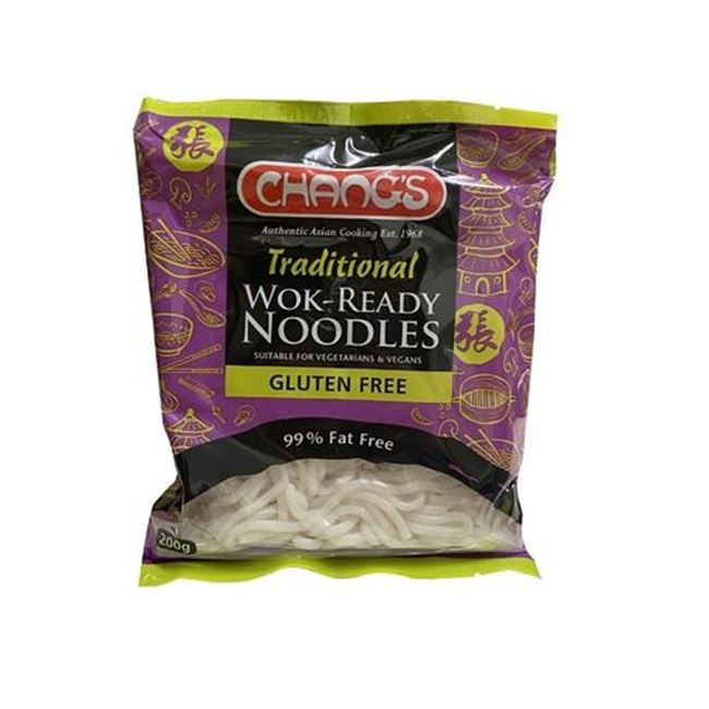 Picture of CHANGS TRADITIONAL WOK READY NOODLES GLUTEN FREE 200g