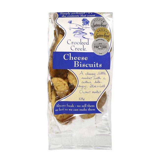 Picture of CROOKED CREEK CHEESE BISCUITS 125g