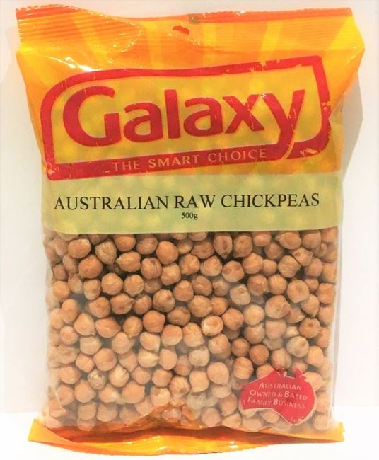 Picture of GALAXY AUSTRALIAN RAW CHICKPEAS 500g