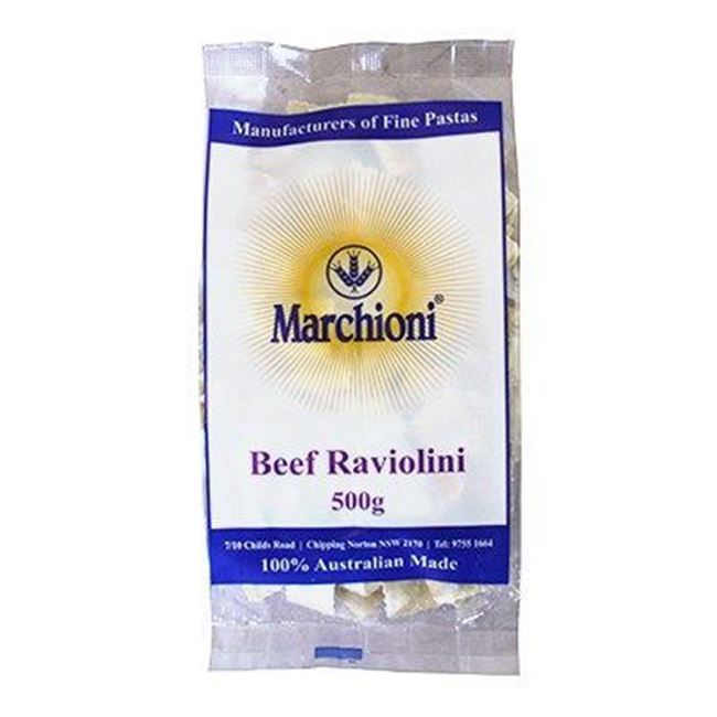 Picture of MARCHIONI BEEF RAVIOLINI 500g