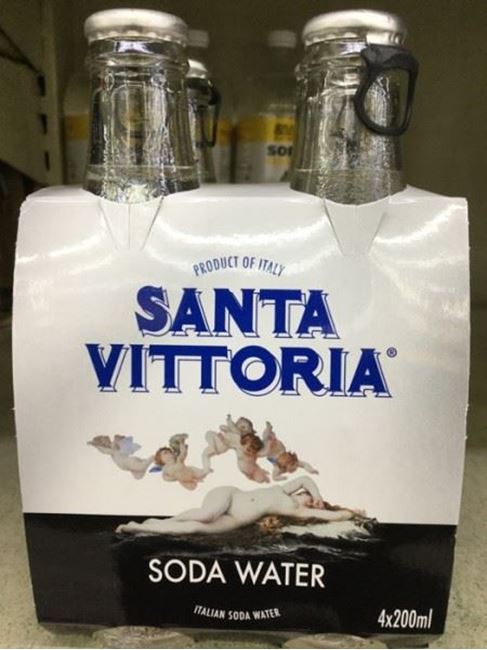 Picture of SANTA VITTORIA SODA WATER 200ml 4 PACK