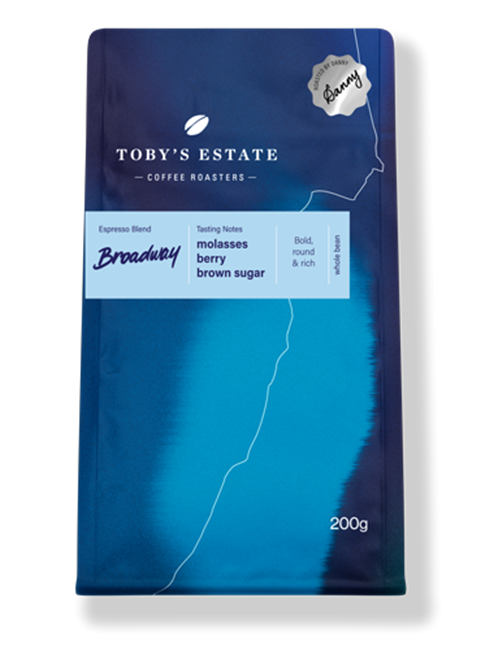 Picture of TOBY'S ESTATE BROADWAY BLEND MULTI GRIND 200g
