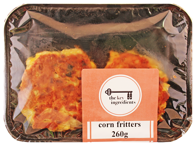 Picture of THE KEY INGREDIENTS CORN FRITTERS 240g