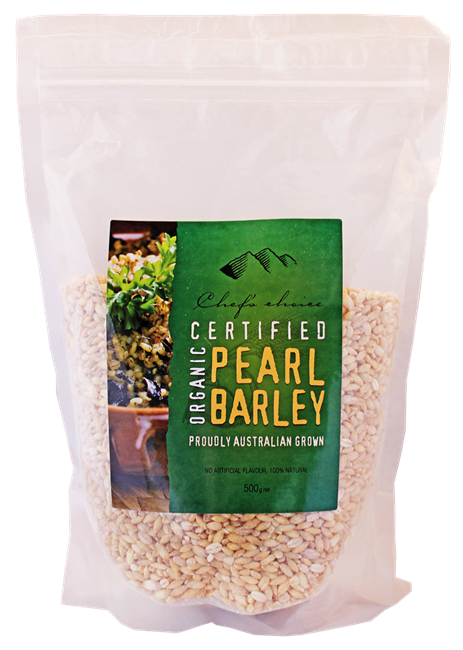 Picture of CHEF'S CHOICE ORGANIC PEARL BARLEY 500g
