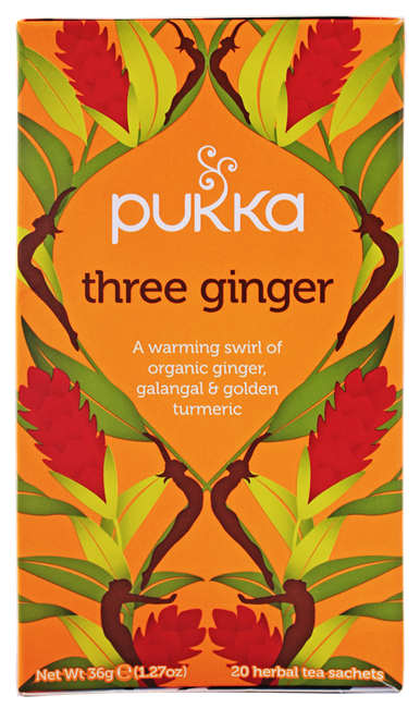 Picture of PUKKA THREE GINGER TEA BAGS (20pk)