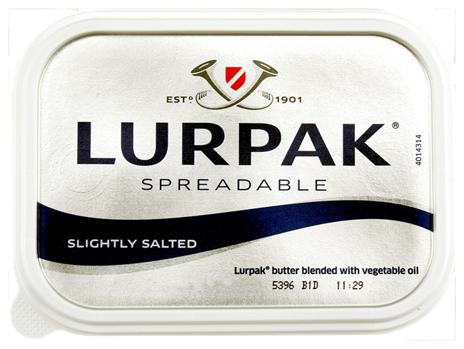Picture of LURPAK SPREADABLE SLIGHTLY SALTED BUTTER 250g