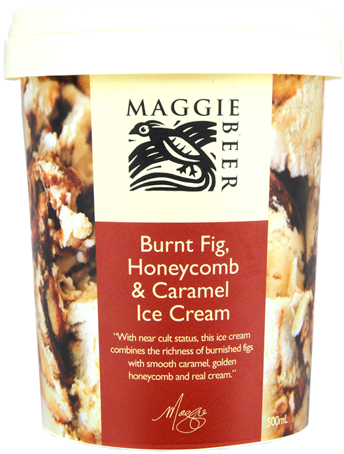 Picture of MAGGIE BEER BURNT FIG, HONEYCOMB & CARAMEL ICE CREAM 500ml