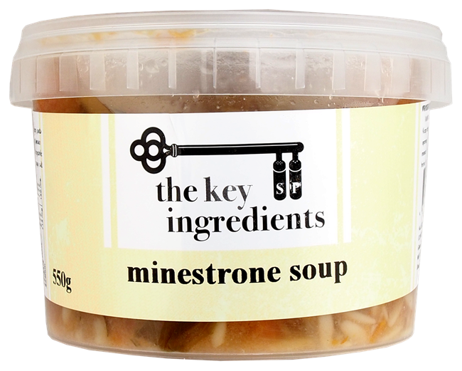 Picture of THE KEY INGREDIENTS MINESTRONE SOUP 500g