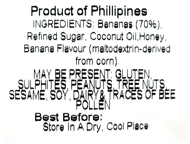 Picture of THE MARKET GROCER DRIED BANANA CHIPS 300g