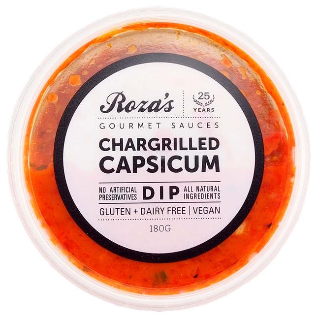 Picture of ROZA'S GOURMET CHARGRILLED CAPSICUM DIP 160g