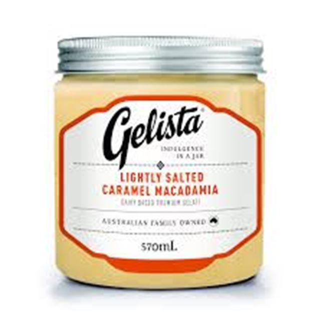 Picture of Gelista Lightly Salted Caramel Macadamia Gelati 570ml