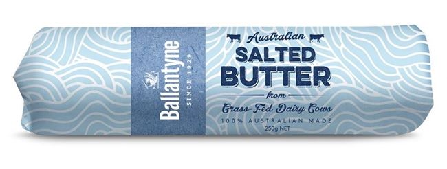Picture of BALLANTYNE ROLLED BUTTER UNSALTED 200g