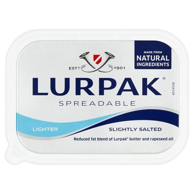 Picture of LURPAK LIGHTER SLIGHTLY SALTED BUTTER 250g