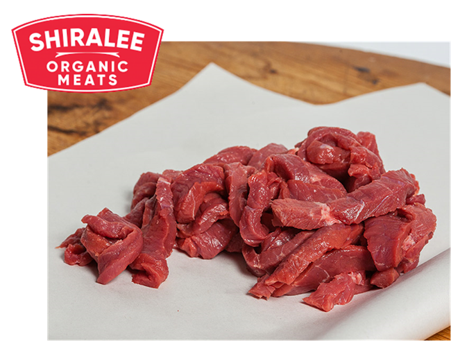 Picture of SHIRALEE ORGANIC BEEF STIR FRY