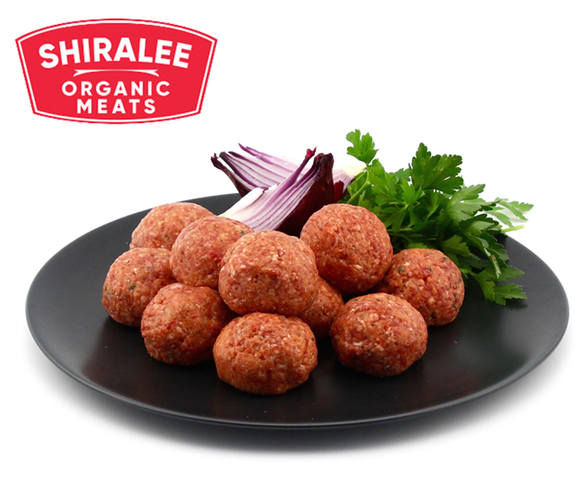 Picture of SHIRALEE GLUTEN FREE BEEF & VEG MEATBALLS