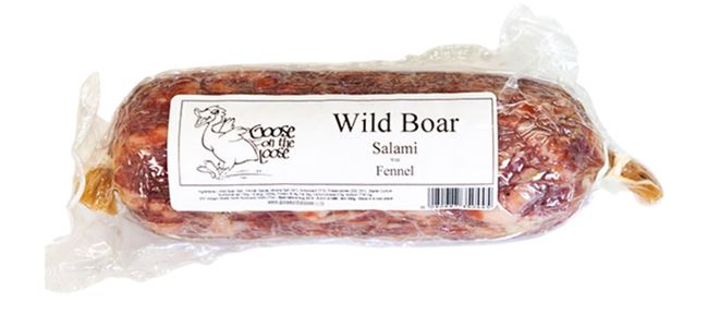 Picture of GOOSE ON THE LOOSE SALAMI WILD BOAR WITH FENNEL STICK 300g