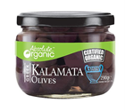 Picture of ABSOLUTE ORGANIC GREEK KALAMATA OLIVES PITTED 295g