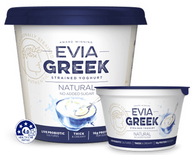 Picture of EVIA GREEK NATURAL YOGHURT 170g