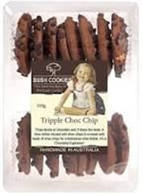 Picture of BUSH COOKIES TRIPLE CHOC CHIP 250g