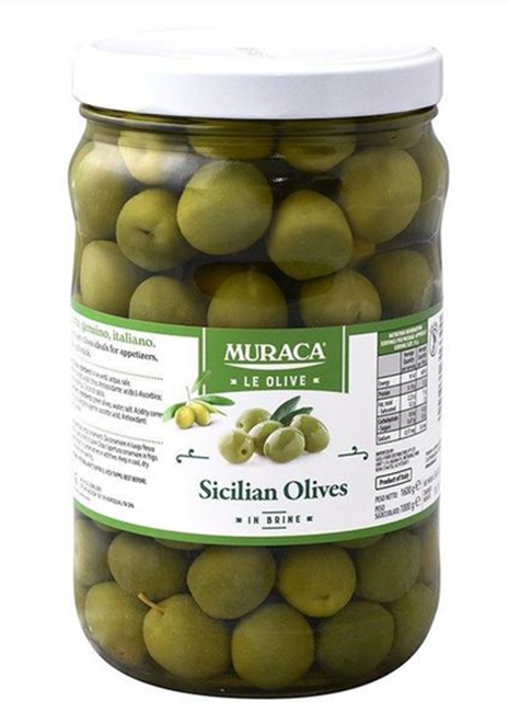 Picture of MURACA GREEN SICILIAN OLIVES 1.7kg