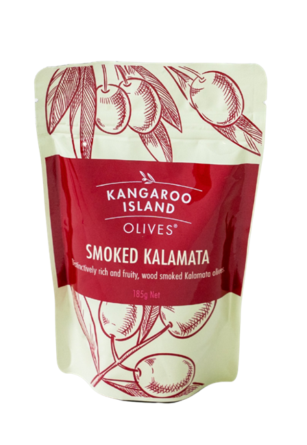 Picture of KANGAROO ISLAND SMOKED KALAMATA OLIVES 185g