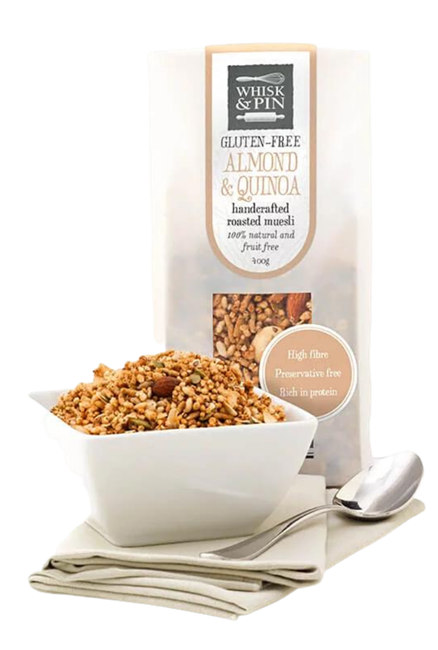 Picture of Whisk & Pin Gluten Free Almond & Quinoa Granola 400g