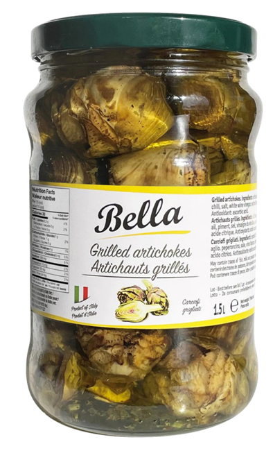 Picture of BELLA CONTADINA WHOLE GRILLED ARTICHOKES 530g