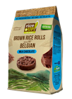 Picture of RICE UP BROWN RICE ROLLS WITH BELGIAN MILK CHOCOLATE 50g
