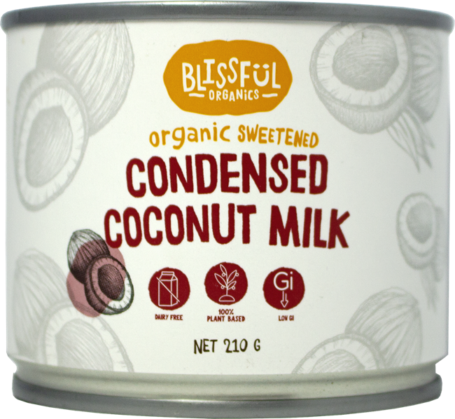 Picture of BLISSFUL ORGANIC SWEETENED CONDENSED COCONUT MILK 210g
