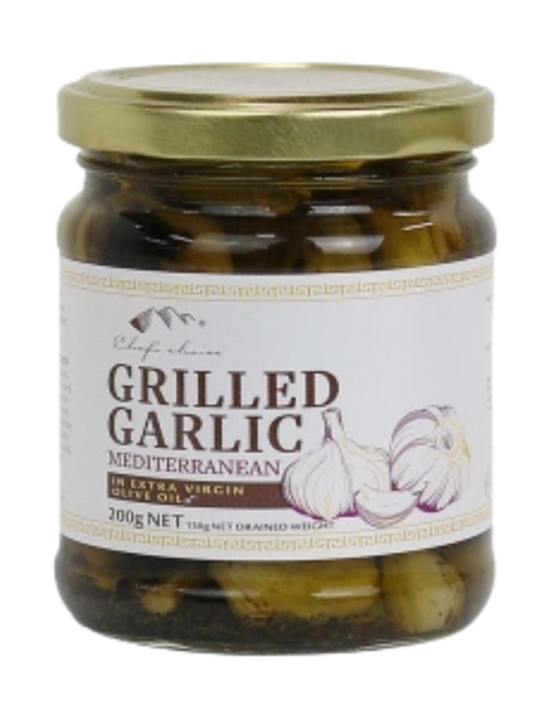 Picture of CHEF'S CHOICE MEDITERRANEAN GRILLED GARLIC IN EVOO 200g